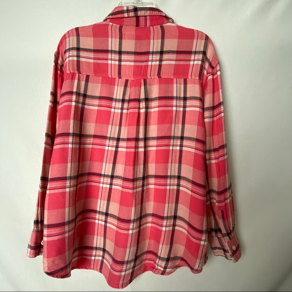 Old Navy Girls Pink Tunic Plaid Shirt Large - Picture 11 of 14